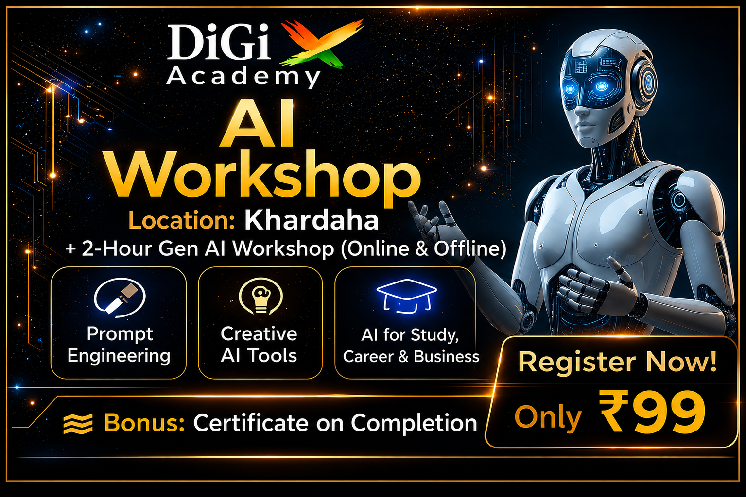 AI Workshop at ICMT Academy , Khardaha